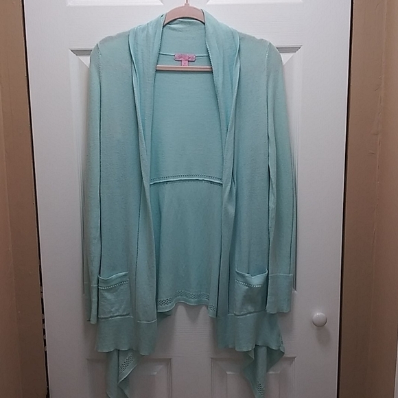 Lilly Pulitzer Jacey Sweater‎ in Skye Blue - Picture 1 of 12